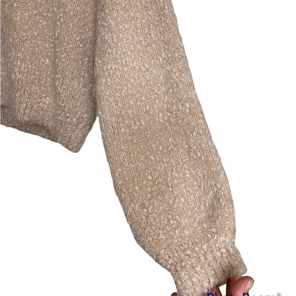 Moussy Blush Crop Mock Neck Sweater - Picture 2 of 6